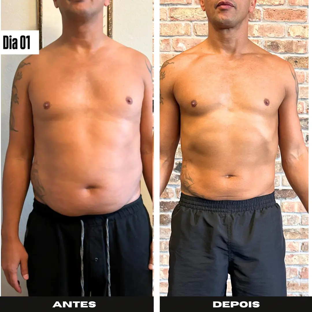 Evolução de aluno do dia 1 até o resultado final